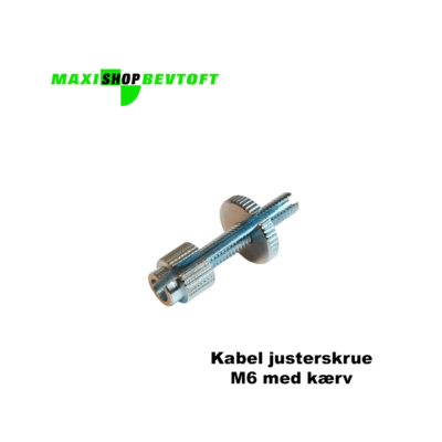 Kabel justerskrue – M6 med kærv