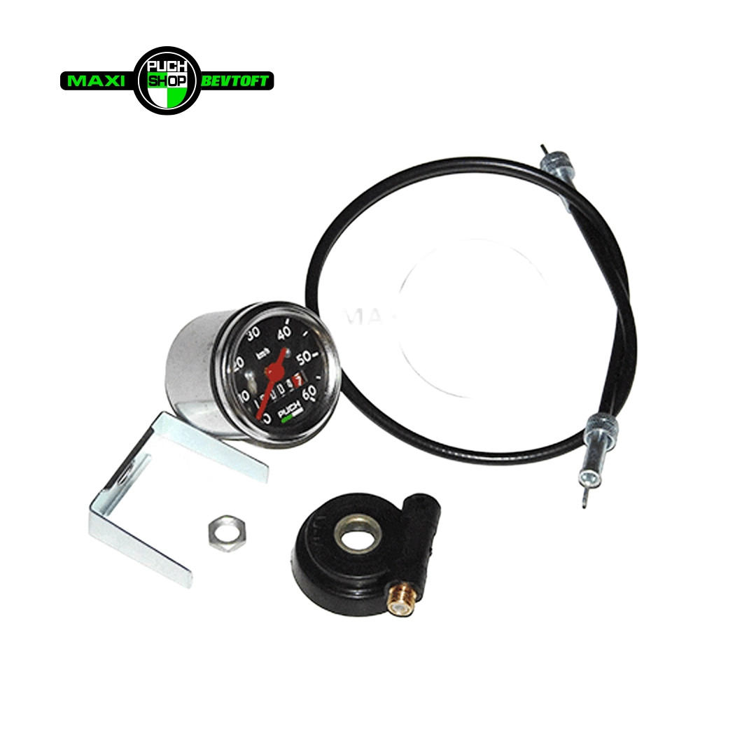 Speedometer saet 60kmt passer til PUCH Maxi Speedometer SÆT 60kmt passer til PUCH Maxi