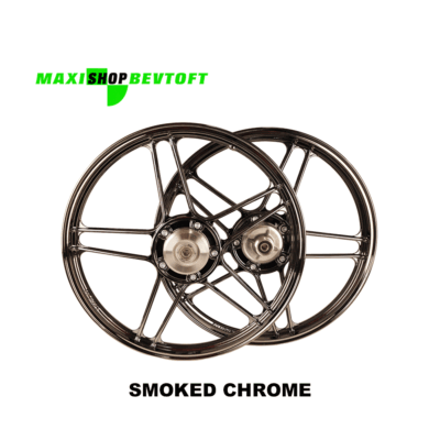 Stjernefælge sæt SMOKED CHROME