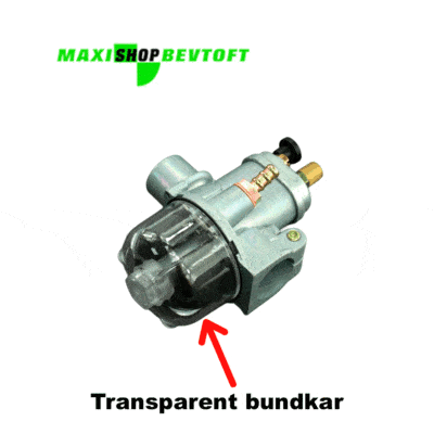 Transparent bundkar til rund Karburator 12 og 15 mm PUCH Maxi