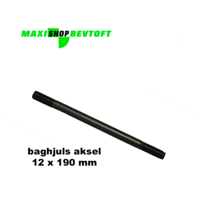 12mm Baghjuls aksel til faste lejer PUCH Maxi
