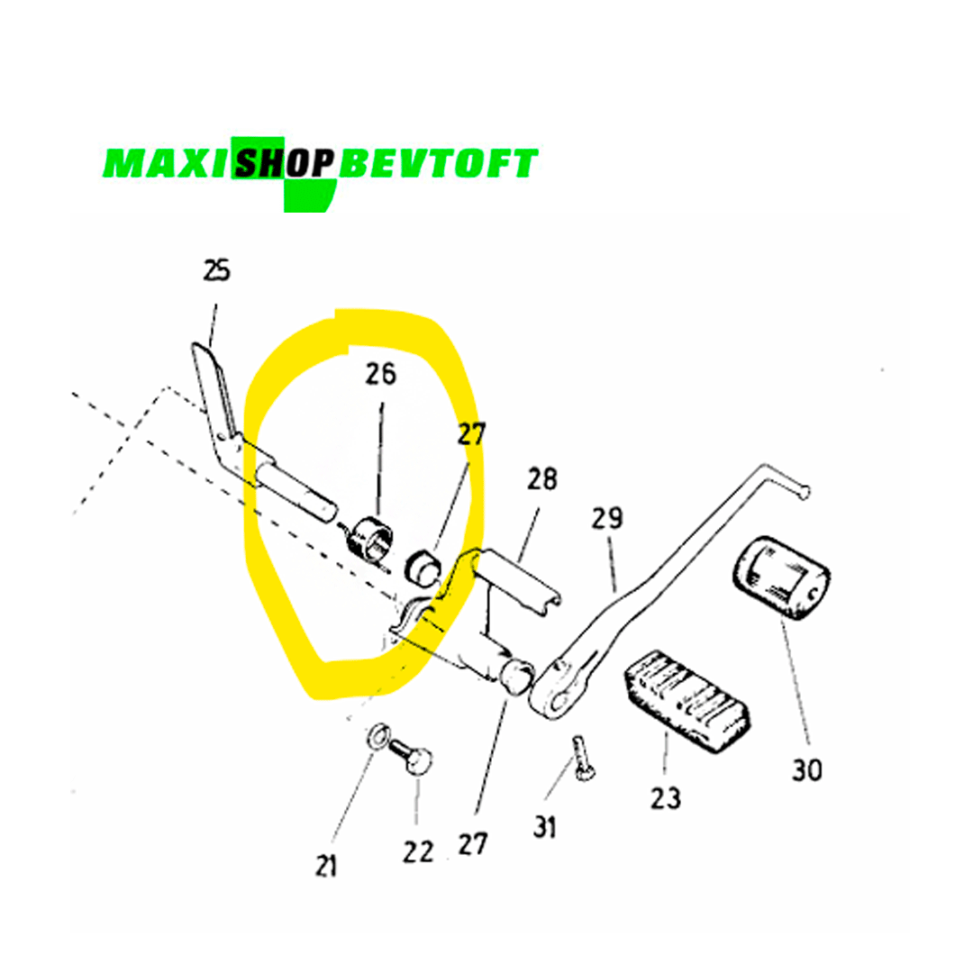 Returfjeder-for-bremsekonsol-PUCH-Maxi-2-gear Returfjeder for bremsekonsol PUCH Maxi 2 gear