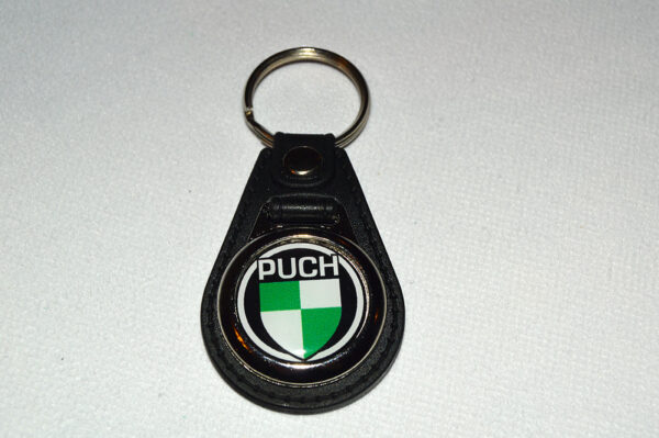 Nøglering med Puch logo ny udgave