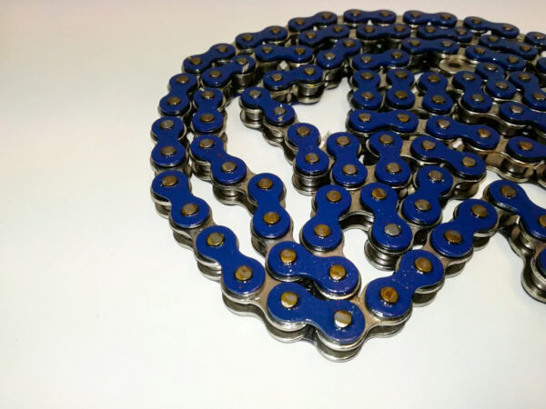 Kæde blå med 122 led
