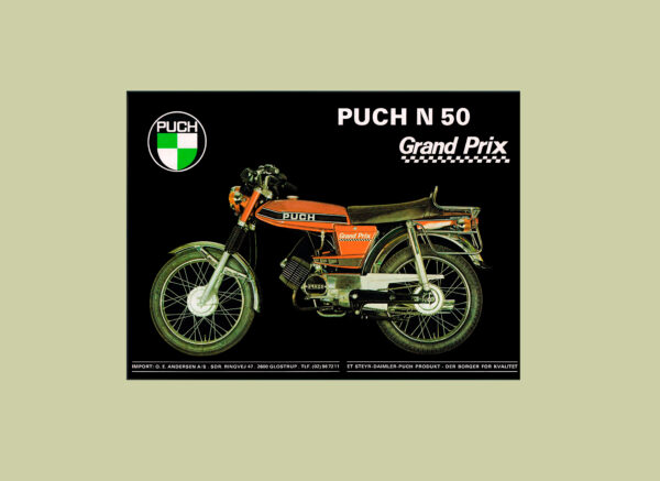 A3 plakat med PUCH Grand Prix