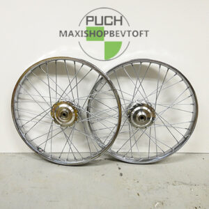 Hjulsæt inkl faste lejer i lækker kvalitet til PUCH Maxi K, P,KL