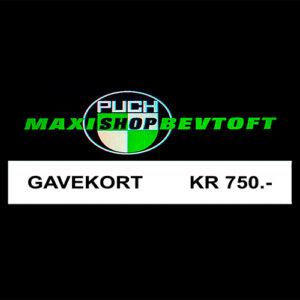 Gavekort på 750kr