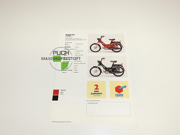 Brochure Piaggio Puch Maxi P1