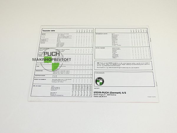 Original brochure fra ca 1980 på 12 sider