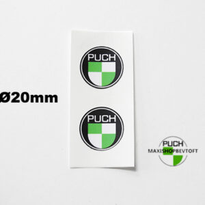 Ø 20mm klistermærke PUCH logo