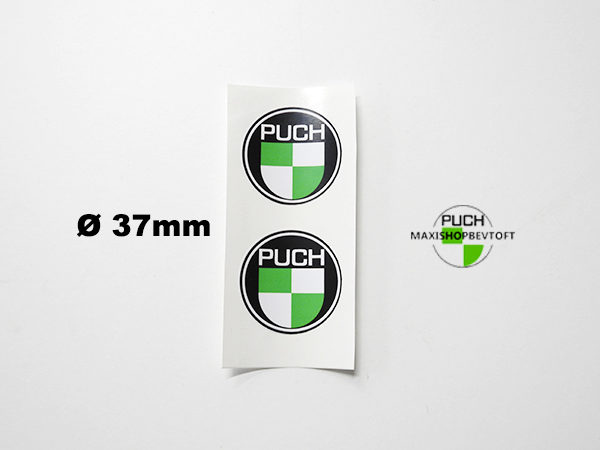 Ø 37mm klistermærke PUCH logo