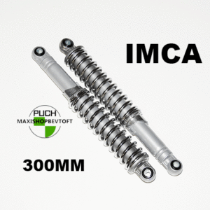 300 mm IMCA Støddæmpere grå ben med krom fjeder