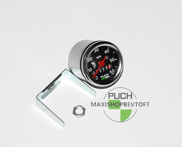 Speedometer 60kmt passer til alle PUCH Maxi modeller med firkantet forlygte