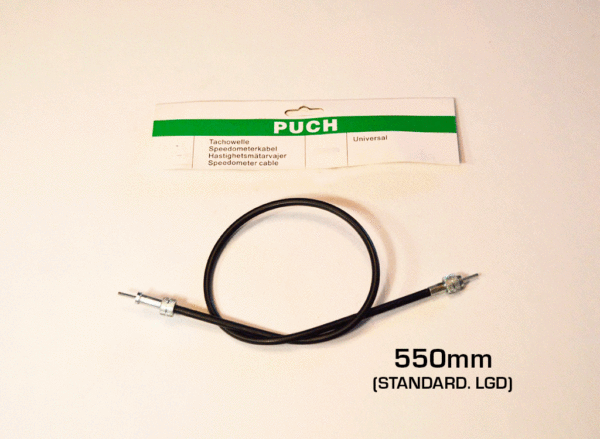 Speedometer kabel 550mm almindelig længde til PUCH Maxi
