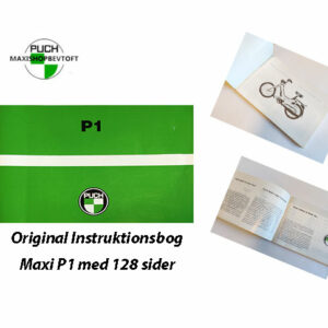 Original Instruktionsbog Maxi P1 med 128 sider