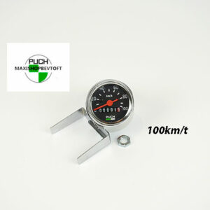 Speedometer 100 kmt passer til alle PUCH Maxi modeller med firkantet forlygte