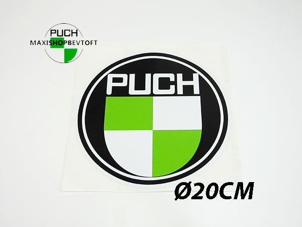 Ø20CM Klistermærke med PUCH logo