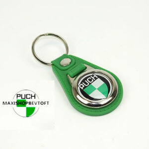 Nøglering med Puch logo GREEN