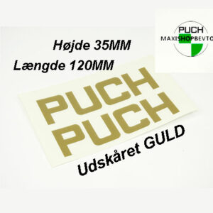 Stafferinger PUCH udskåret GULD